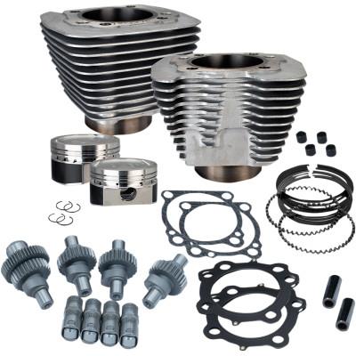S&S Cycle 883-1200 Hooligan Kit, Silver Powder, Fits Harley Davidson Sprortster 00-19 XL for Harley-Davidson Engines – by S&S