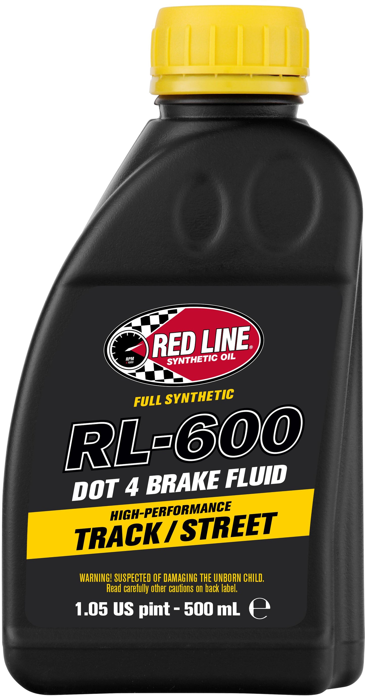 RED LINE RL-600 DOT 4 SYN Track/Street Brake Fluid - RL-600 DOT 4 SYN BRAKE… - 57-6576
