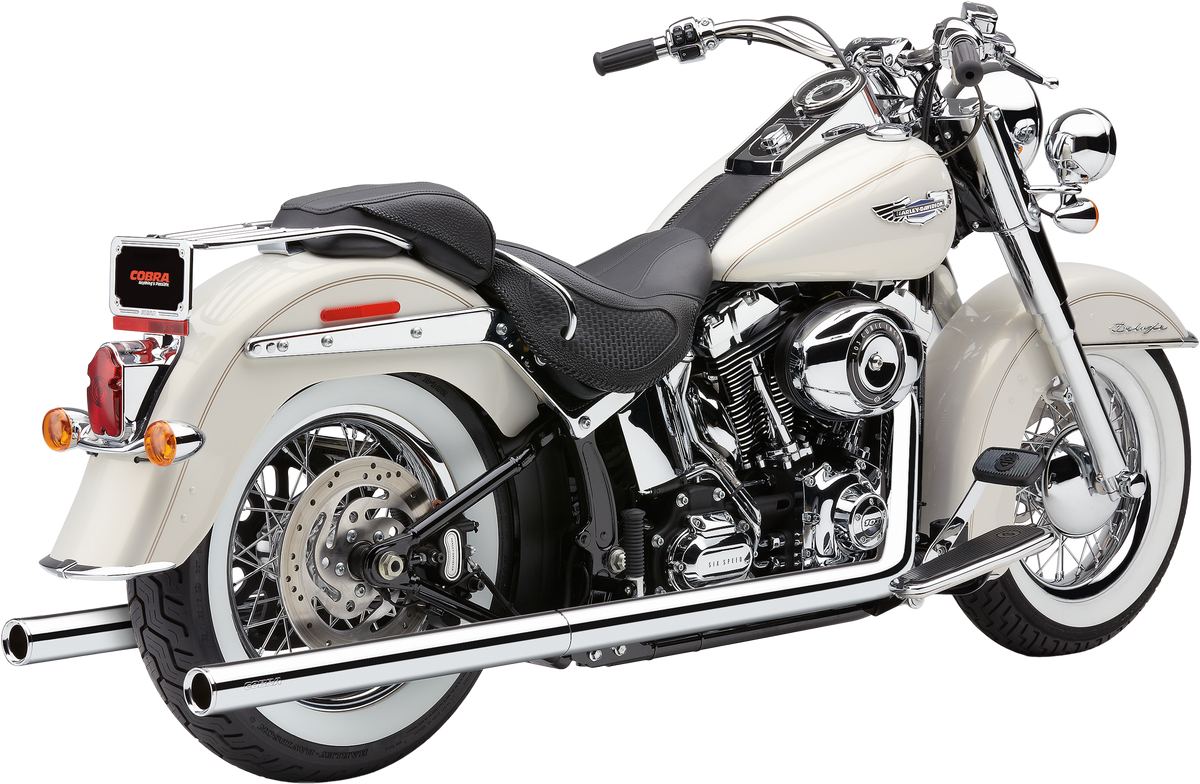 Cobra Bad Hombre True Duals Chrome Softail | 6986