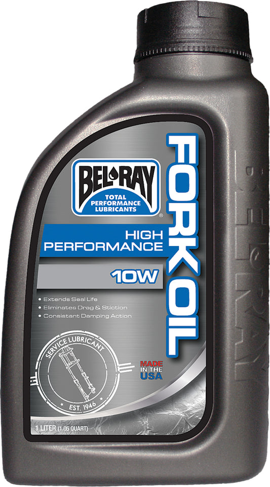 BEL-RAY HIGH-PERFORMANCE FORK OIL 10W 1L (12/CASE  SOLD EA)