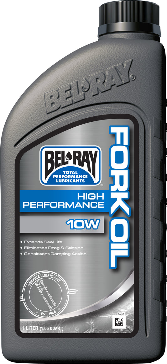 BEL-RAY HIGH-PERFORMANCE FORK OIL 10W 1L (12/CASE  SOLD EA)