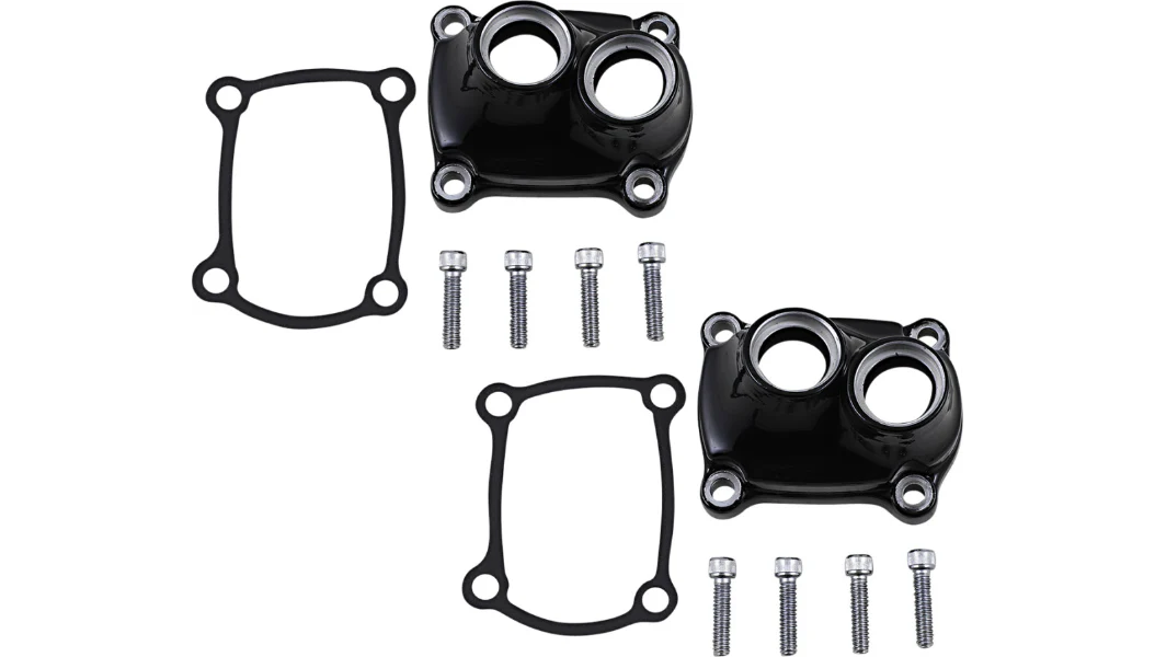 Drag Specialties Tappet Block Covers - Black - for Harley Davidson  M8 – by Drag Specialties