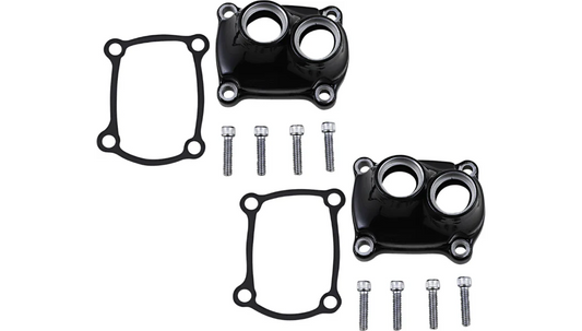 Drag Specialties Tappet Block Covers - Black - for Harley Davidson  M8 – by Drag Specialties
