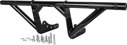 Burly Brand Brawler Front Crash Bar for Select Harley M8 Softail — Black
