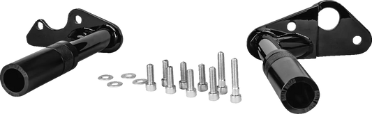 Burly Brand Brawler Rear Crash Slider Kit for Select Harley M8 Softail — Black
