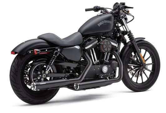 Cobra 3" Rpt Slip-Ons Black Sportster | 6081RB