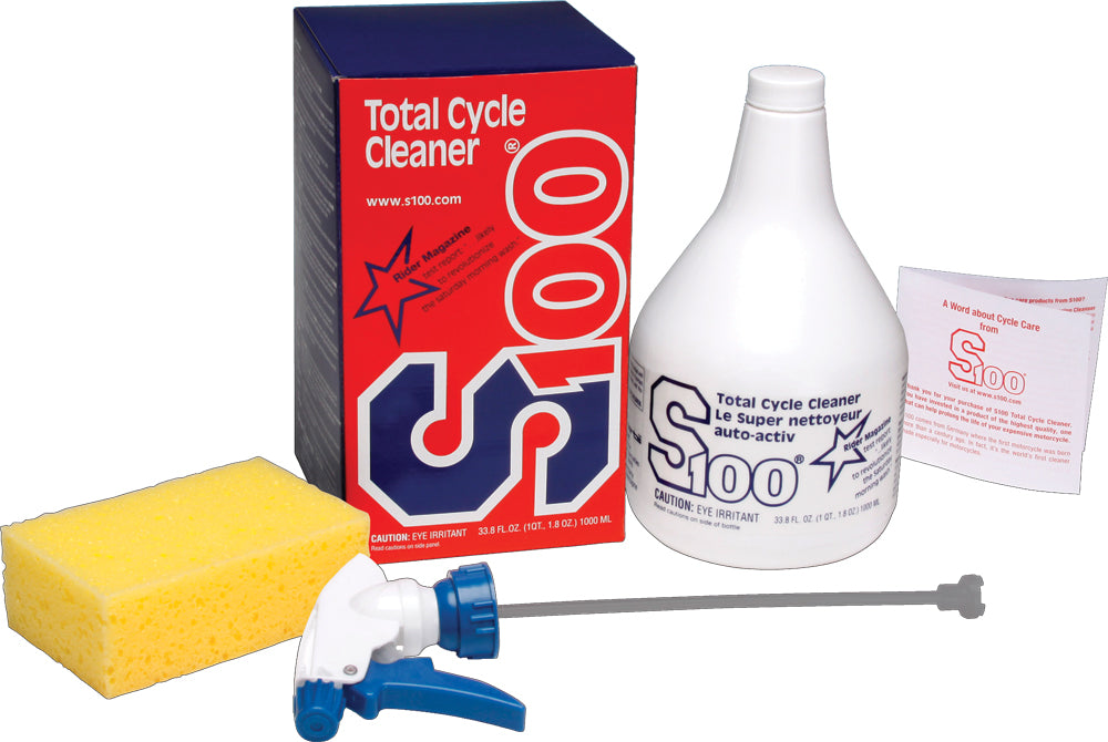 TOTAL CYCLE CLEANER DELUXE SET – by S100
