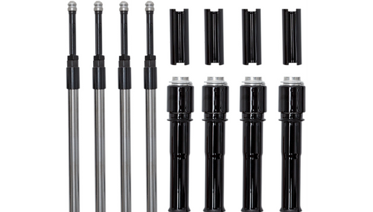 S&S CYCLE 0928-0096 930-0137 Quickee Pushrods - Black - M8