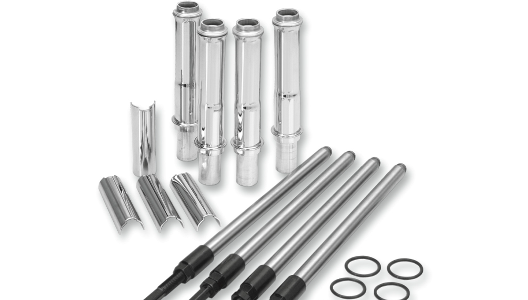 S&S CYCLE 0928-0023 106-6051 Pushrod Kit with Cover Pushrods with Tubes - Twin Cam