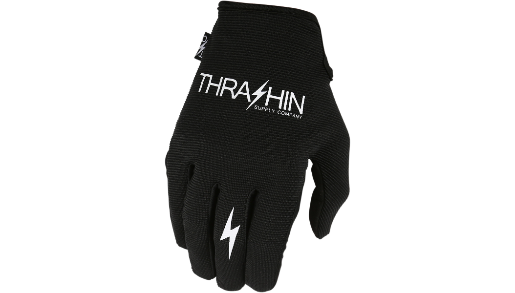 THRASHIN SUPPLY CO. SV1-01-10 Stealth Gloves Black - Large 3301-3489