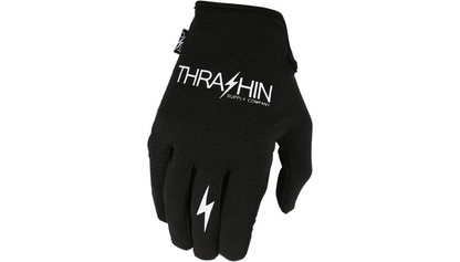 THRASHIN SUPPLY CO. SV1-01-10 Stealth Gloves Black - Large 3301-3489