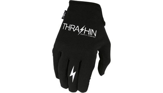 THRASHIN SUPPLY CO. SV1-01-10 Stealth Gloves Black - Large 3301-3489