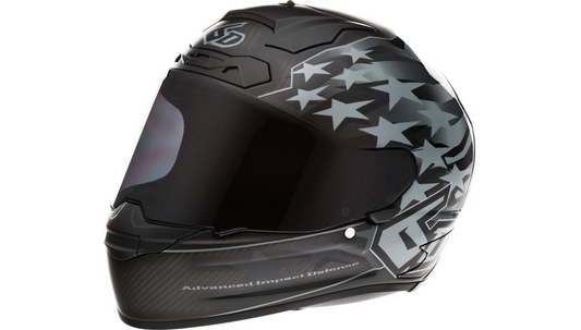6D HELMETS 30-0607ATS-1R Patriot Helmet Black - Large