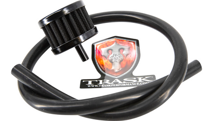 TRASK - TM-2041BK - Check M8 Vented Transmission Top Cover for Harley-Davidson