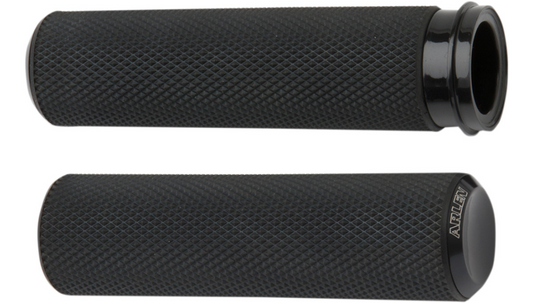 ARLEN NESS 07-327Knurled Grips- TBW - Black - Throttle By Wire