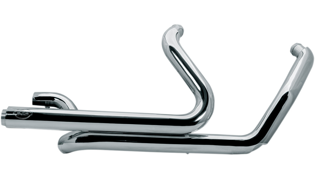 S&S CYCLE 550-0704 Power Tune® Dual Headers - Chrome