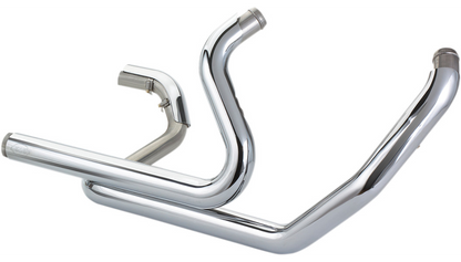 S&S CYCLE 550-0704 Power Tune® Dual Headers - Chrome
