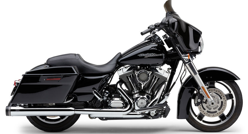 Cobra 4" Groove Tip Slip-On Chrome FLH/Touring | 6276