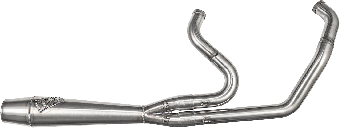 SAWICKI 2In1 Full Length Cannon for Softail Models - 2IN1 M8 SOFTAIL CANNON… - 930-01235