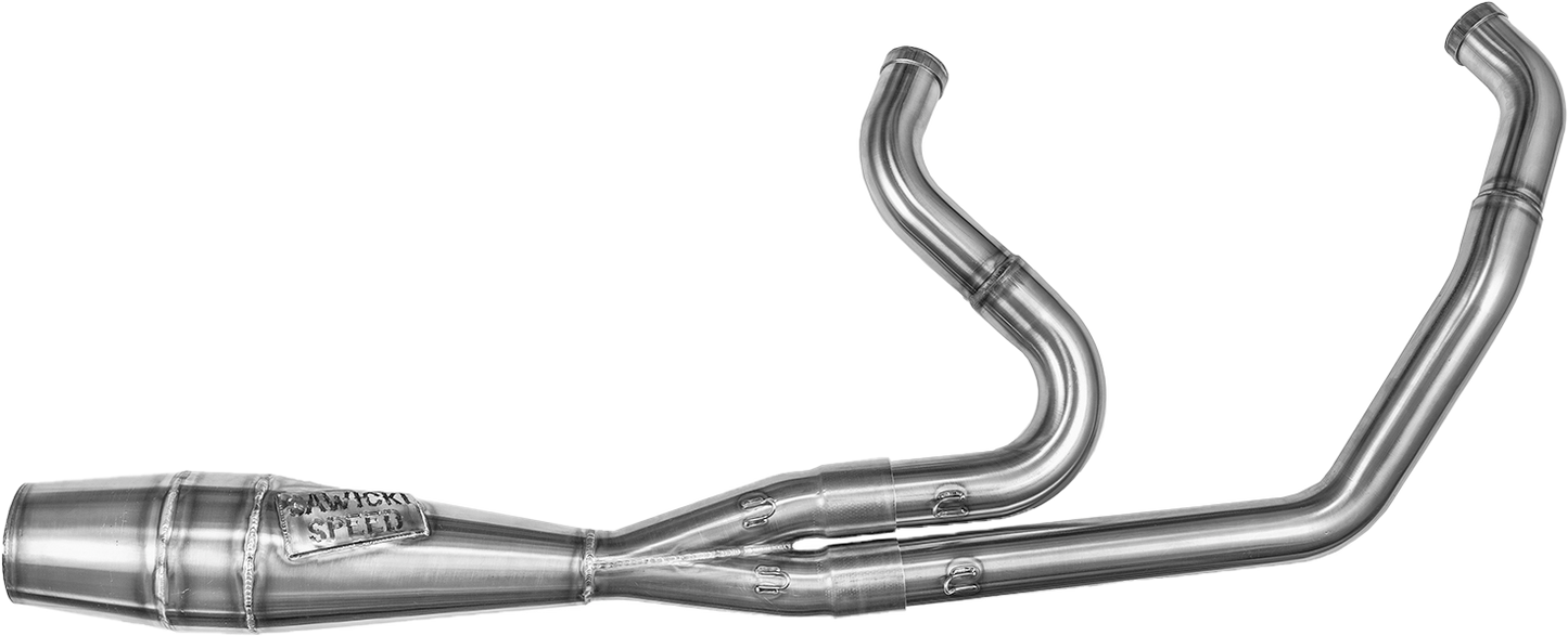SAWICKI 2In1 Shorty Cannon for Softail Models - 2IN1 M8 SOFTAIL SHORTY… - 930-01238