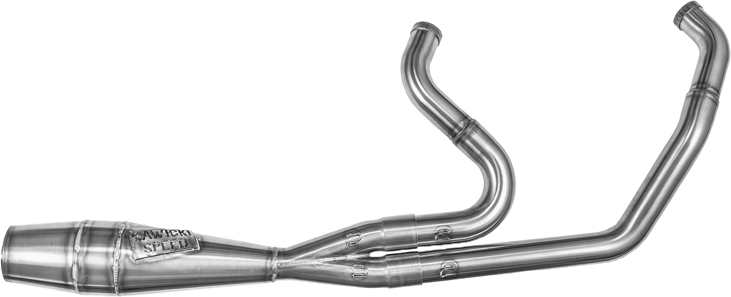 SAWICKI 2In1 Shorty Cannon for Softail Models - 2IN1 M8 SOFTAIL SHORTY… - 930-01238