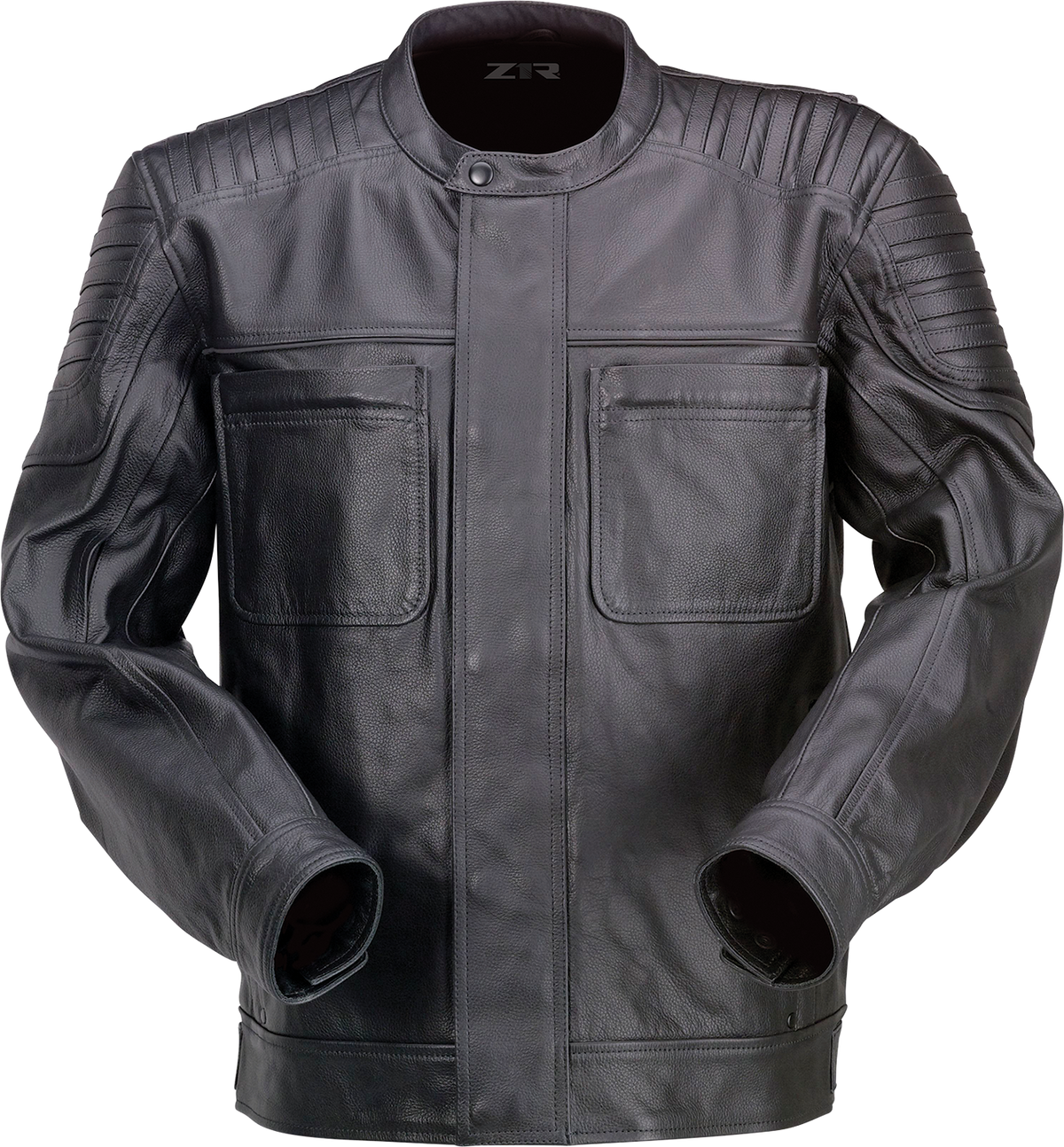 Widower Leather Jacket — Black