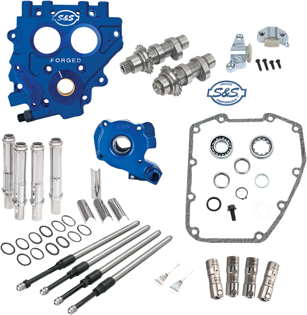 S&S Cam Chest with Plate Kit - 510C - Standard Cams - Twin Cam | 330-0541