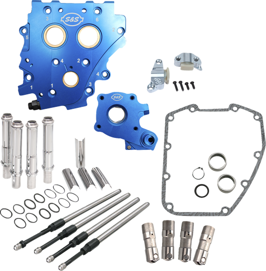 S&S Cycle Chain Drive Cam Chest Kit Without Cams — Twin Cam, Chrome | 310-1273