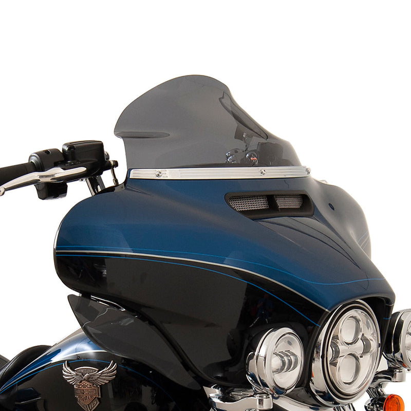 Klock Werks 8.5-inch Dark Smoke Flare windshield, 2310-0477