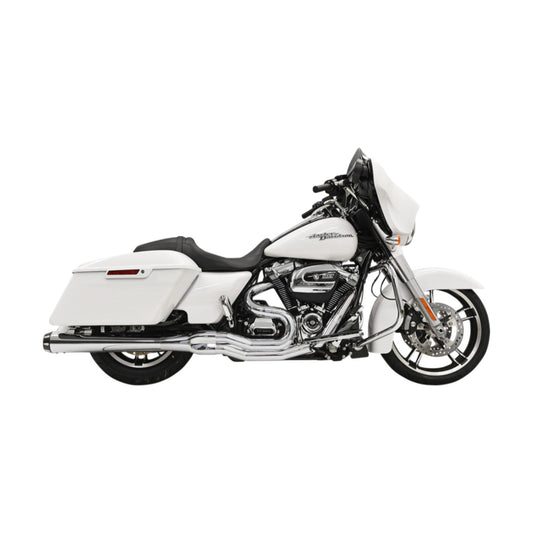 Bassani Road Rage B4 2-Into-1 — Chrome — M8 Touring — 1F51R